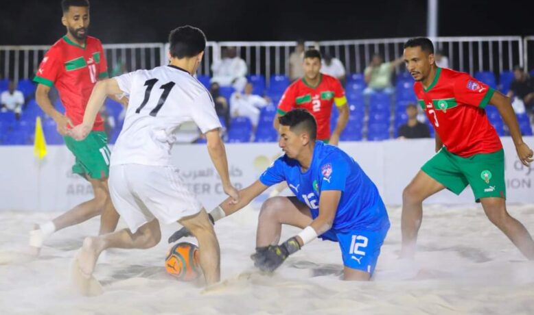 كأس الدار البيضاء 2024 لكرة القدم الشاطئية : مشاركة المنتخب الوطني أ